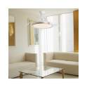 Ventilador de Techo Blanco-Oro Moderno LED Motor DC Samana