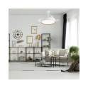 Ventilador de Techo Blanco-Oro Moderno LED Motor DC Serie Lima