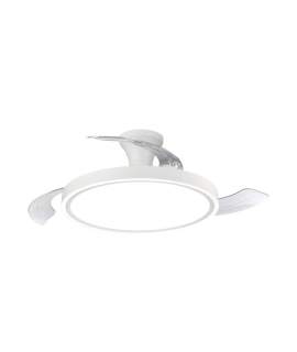 Ventilador de techo Color Blanco Luz de Led palas de 88 Kuper