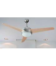 Ventilador de Techo Cromo Satinado Palas Haya