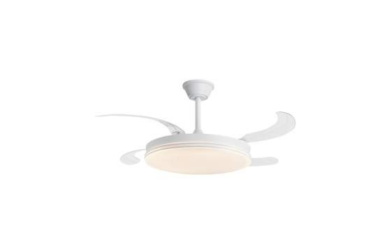 Ventilador de Techo Modernista Led Blanco Serie Ecos