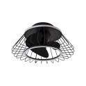 Ventilador de Techo Modernista Led Negro Serie Malabo