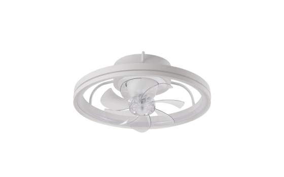 Ventilador de Techo Modernista Plafon Blanco Serie Tomt