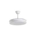 Ventilador de Techo Moderno Blanco con Aspas Retractiles Nova