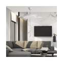 Ventilador de Techo Moderno Blanco con Aspas Retractiles Nova