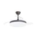 Ventilador de Techo Moderno LED Motor DC Cafe Serie Malta