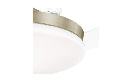 Ventilador de Techo Moderno LED Motor DC Cuero Serie Malta