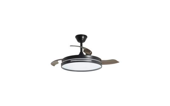 Ventilador de techo Negro con Led Palas de 91 Serie Togog