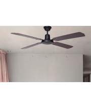 Ventilador Negro Palas Reversibles