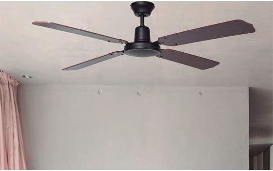 Ventilador Negro Palas Reversibles