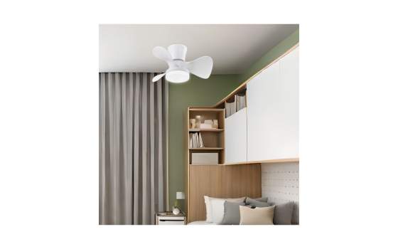 Ventilador Techo 3 Palas 56 CM Blanco Serie Siux