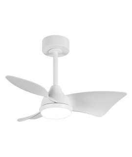 Ventilador Techo Actual Blanco con Led Serie Tauro