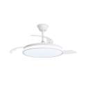 Ventilador Techo Blanco con Lampara Led Serie Dublin