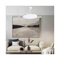 Ventilador Techo Blanco con Lampara Led Serie Dublin