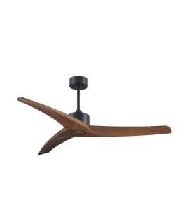 Ventilador techo Clasico Rustico Madera Metal Serie Cancum