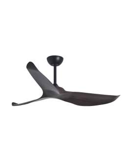 Ventilador Techo de 132 Negro Madera Oscura Serie Garden