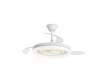 Ventilador Techo Diseño Blanco con Aspas Retráctiles Serie Bribó