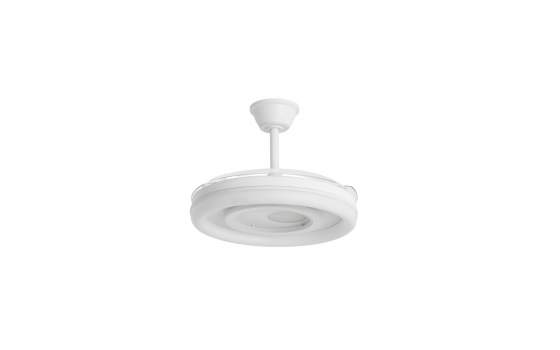 Ventilador Techo Diseño Blanco con Aspas Retráctiles Serie Bribó