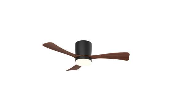 Ventilador Techo Grande de 107 Negro Palas Madera Serie Kent