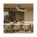 Ventilador Techo Grande de 132 Negro Madera Serie Garden