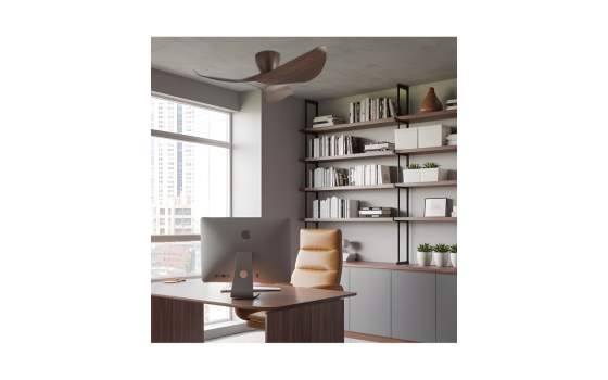 Ventilador Techo Moderno Color Madera Oscura de 97 cm Venice