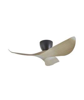 Ventilador Techo Moderno Negro Madera de 97 cm Serie Venice