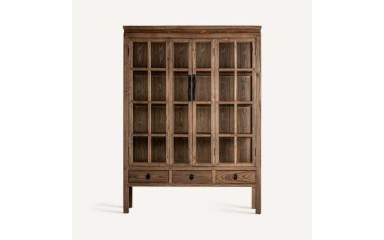 Vitrina 2 Puertas Colonial Provenzal Serie Tartu