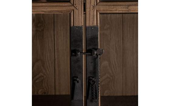 Vitrina 2 Puertas Colonial Provenzal Serie Tartu