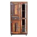 Vitrina Alta Industrial Madera Reciclada Decape Colores Abarna