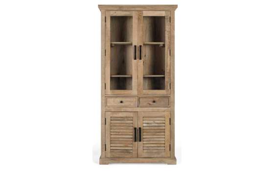 Vitrina 4 Puertas Contemporanea Mango Macizo Serie Ardisna