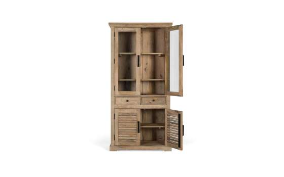 Vitrina 4 Puertas Contemporanea Mango Macizo Serie Ardisna