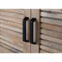 Vitrina 4 Puertas Contemporanea Mango Macizo Serie Ardisna