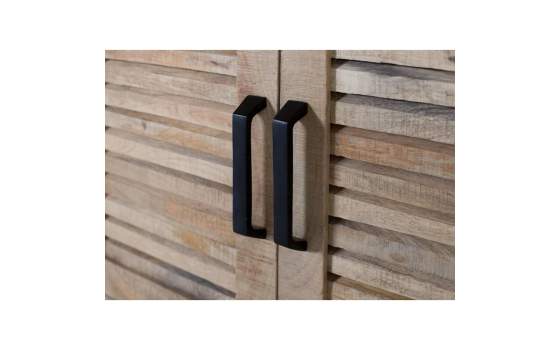Vitrina 4 Puertas Contemporanea Mango Macizo Serie Ardisna