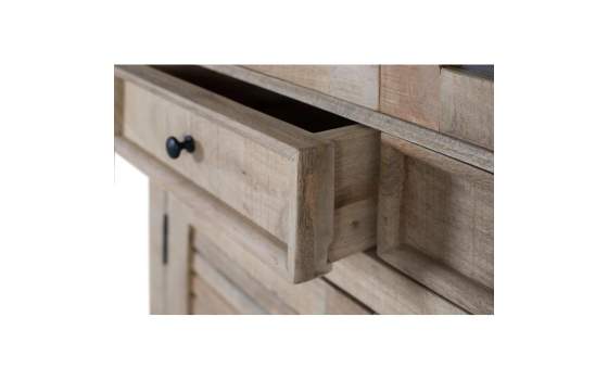 Vitrina 4 Puertas Contemporanea Mango Macizo Serie Ardisna