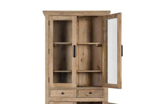 Vitrina 4 Puertas Contemporanea Mango Macizo Serie Ardisna