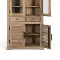 Vitrina 4 Puertas Contemporanea Mango Macizo Serie Ardisna
