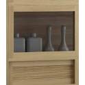 Vitrina 6 Puertas Correderas Roble Adott