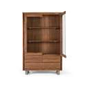 Vitrina Actual 2 Puertas 4 Cajones - Serie Aratany