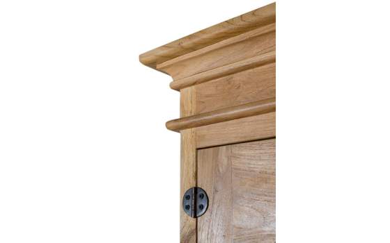 Vitrina Actual Madera Teca 2 Puertas Acristaladas Avrile