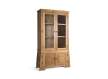 Vitrina Alacena 4 Puertas Madera Teca Natural Serie Aness