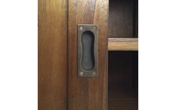 Vitrina Aparador Colonial 4 Puertas Correderas 3 Cajones Star