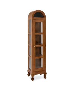 Vitrina Auxiliar Colonial Clasica Acristalada Serie Anewpor