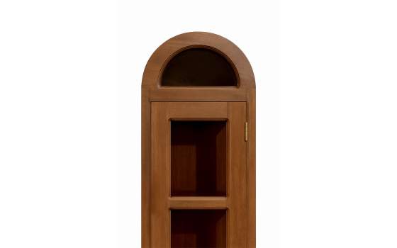 Vitrina Auxiliar Colonial Clasica Acristalada Serie Anewpor