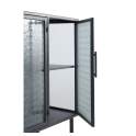 Vitrina Baja 3 Puertas Acero Gris Cristal Industrial Gray Steel