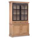 Vitrina Bicolor 4 Puertas 3 Cajones Estilo Provenzal Siena