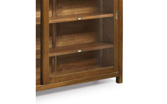 Vitrina Colonial 2 Puertas Correderas Acristaladas Serie Star