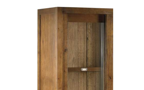 Vitrina Colonial 4 Cajones 2 Puertas Correderas Serie Star