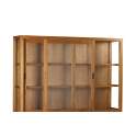 Vitrina Aparador 4 Puertas Correderas Estilo Industrial Madhu