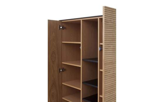 Vitrina Diseño Moderno Para Salon 2 Puertas Serie Antibre