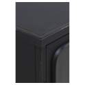 Vitrina Metalica 2 Puertas Negro Serie Industrial Asaxham